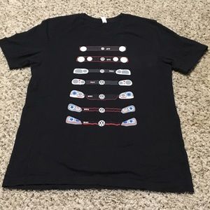 Volkswagen GTI Headlights graphic T-shirt